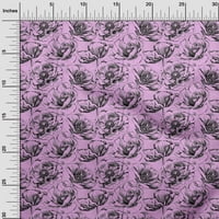 Onuone Velvet Amethyst tkanina cvjetna tkanina za šivanje tiskane zanatske tkanine pored dvorišta