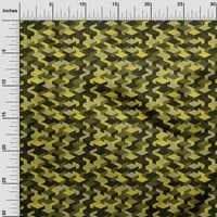 Onuone pamučni dres žute tkanine Sažeci šivaći materijal za ispis tkanine sa dvorištem