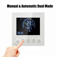 Gecheer Programibilni pametni zidni termostat NTC senzor LCD ekran na dodir dugme za vodu grijanje toplim