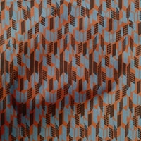 Onuone pamuk poplin tkanina paralelogram geometrijsko tiskano tkaninsko dvorište široko