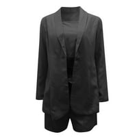 Vedolay Blazer Jackets odijelo za žene Blazer Casual Ležerne prilike s dugim rukavima Otvoreni prednji