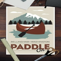 Bellingham, Washington, veslanje, vektorski stil