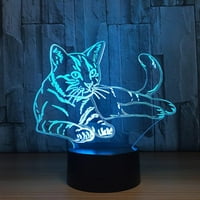 Sh boja mijenja noćna lampa 3D atmosfera sazupljenja 3D vizualna iluzija LED lampica za djecu božićne