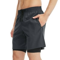 Arealer Muškarci u trčanjima Kratke hlače Prozračne brze suho vježba Aktivne kratke hlače sa džepom