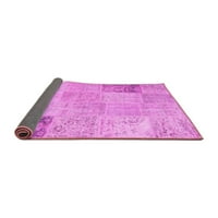 Ahgly Company Zatvoreni pravokutnik patchwork ružičasti prelazne prostirke, 8 '10'