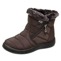 HGW ženske snežne čizme zimski gležanj kratki bootie vodootporna obuća tople cipele pada cipele