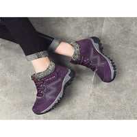 Audeban ženski zimski čizme za planinarenje cipele protiv klizanja vanjske šetnje cipele 4,5-10