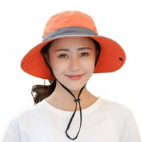Širok podrumska konjska repa za sunčanje vodootporna UV zaštita Bucket Boonie Hat za žene