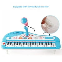 Dječje klavirske tipkovnice za klavir 31-ključ multifunkcionalna elektronska igračka sa mikrofonom