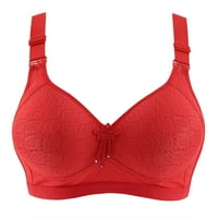 HWMODOU Women Bras Sport Solid Color Sport Podignite bežičnu udobnost Podrška Neodwire Udobna žica Lette