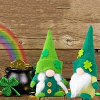 Domaći dekor zeleni ukrasi lutka festivalski dan Dan starijih irskih šešira Sveti Patrik '