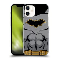 Dizajni za glavu Službeno licencirani Batman DC Comics Logos Rebirth kostim Hard Back Case kompatibilan sa Apple iPhone Mini