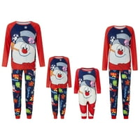 Podudaranje porodične pidžame postavlja jamke za Božić PJ-a koji odgovaraju prazničnom organskim pamučnim