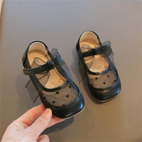 Djevojke Haljina cipele Čizme Slatka ravna čipkava luk kuka za kuku izlete za slobodno vrijeme bez klizanja