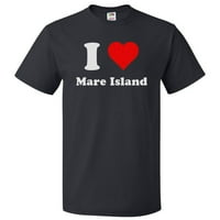 Majica na otoku Heart Mare - volim poklon Mare Island TEE