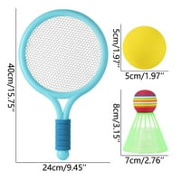 Dengmore Kid teniski reket, plastični reket uključuje tenisku loptu, badminton za djecu, dijete na otvorenom