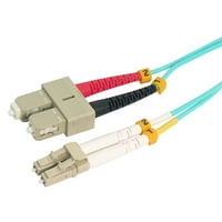 LC UPC SC UPC OM MULTIMOIDE DUPLE AQUA FIBER OPTIC PATCH kabel, pakovanje