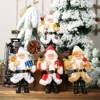 20x crvene i zelene santa claus figurice rustikalne božićne ukrase ukrase festivala ukras