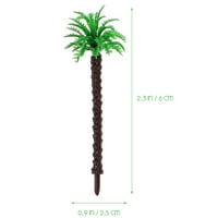 Minijaturni modeli scenografije lažni kokosovi drveni DIY plovilo za ukrašavanje biljaka