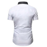 B91XZ Muške majice za vježbanje Muškarci i ljetni tisak Top majica Casual Rever Jednodnevni vanjski