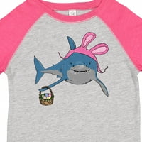 Inktastic Easter Bunny Shark Hunt poklon mališač majica ili majica mališana