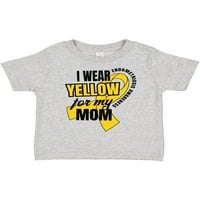 Inktastic Nosim žutu za moju mamu Endometrioosis Inwaress poklon toddler Boy ili Majica Toddler