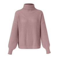 Kaicj džemperi za žene, povremeni duks dugih rukava džemper lagani pulover džemper gornji slatki džemperi