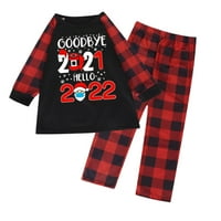 Božić pidžama božićna dječja karisana tiskana bodysuit Xmas Porodica koja odgovara pidžami set