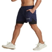 Xkwyshop Muškarci u trčanjima The Gym Atletic Workout Lagana muška kratke hlače s telefonskim džepovima
