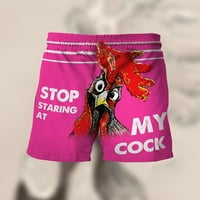 Hlače za ženskom čišćenju $ MAN CRTHSTRING Specijalni penis Print Beer Festival Plaža Casual Hlacker