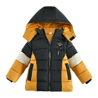 Kpoplk Toddler Boys Girls Lagana jakna Dječji kaput zimska jakna za djecu Dječji dječaci s kapuljačom