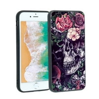 Floral-telefon za iPhone plus za žene muškarci Pokloni, mekani silikonski stil otporan na udarce - cvjetna futrola za iPhone plus