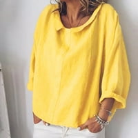 Ženske bluze Ljeto Žene Mala rever-pulover košulja pamučne košulje ženske vrhove