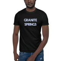 Granit Springs Retro stil kratkih rukava pamučna majica majica po nedefiniranim poklonima