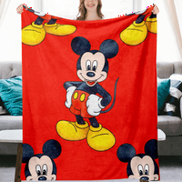 Autumber Prikladna za spavanje za bilo koju sezonu Halloween poklon Flannel animacija Mickey i Minnie