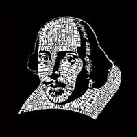 Majica za muške umjetnosti majica bez rukava - naslovi svih Williama Shakespeare-ovih komedija i tragedija