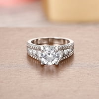 LOWProfile za žene za žene djevojke vjenčani zircon bridalski pokloni prstena