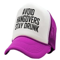 Hangovers - Ostanite pijani - smiješna šala - vintage retro stil kamionske kape