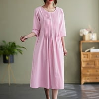 Ženske ljetne haljine haljine za djevojčice Skater Fit & Flare haljina ružičasta 2xl