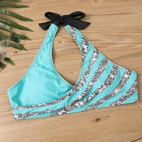 Aufmer Ljetna ušteda Žene bikini vrhovi kupaći kostimi plus veličine Ljeto Dame Print kupaći kostim