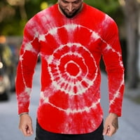 Košulje za muškarce Zimska pada modna sportska fitness na otvorenom zakrivljeni rub čvrsta boja okrugli