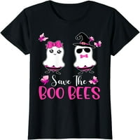 Spremite boo pčele smiješne svijesti o raku dojke Halloween majica