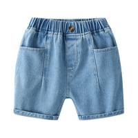 Dječji dečaci dječaci kratke hlače Skraćenice Ljetne traper hlače Shors džep povremeni odjeća za djecu