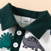 Ležerna odjeća za dječake TODDLER kratki rukav Crtani dinosaur otisci majica TOWS Shorts Child Kids