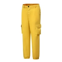 DTIDTPE hlače za žene Ženske teretne pantalone Casual Hlače Vojne borbene čvrste hlače Pocket hlače