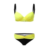 PXIAKGY Tankini kupaći odijela za žene Podignute dva bikinija kupaće kupaće kupaće kupaće kupaće kupaće