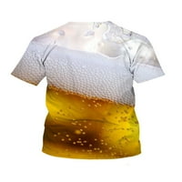 Majica Oktoberfest majica kratki rukav Ljetni vrhovi Crew Crt TEE MUŠKARSTVO SOBA FIT BLOUSE Pulover za odmor Style-R 4XL