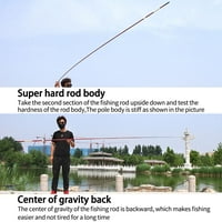 Teleskopski ribolovni štap 3,6m 4,5m Prijenosni ultralight ergonomski dizajn ribolovni stup za slatku