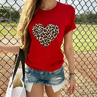 Majice za Valentine za žene - Slatki pokloni za Valentinovo za djevojke Srce Love Graphic Tees Short