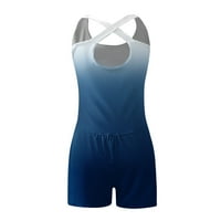 Charella Bodysuit za žensku trčanje Onesie Workout Rompers Jednodijelni vježbanje Jumpsuits Gym Yoga